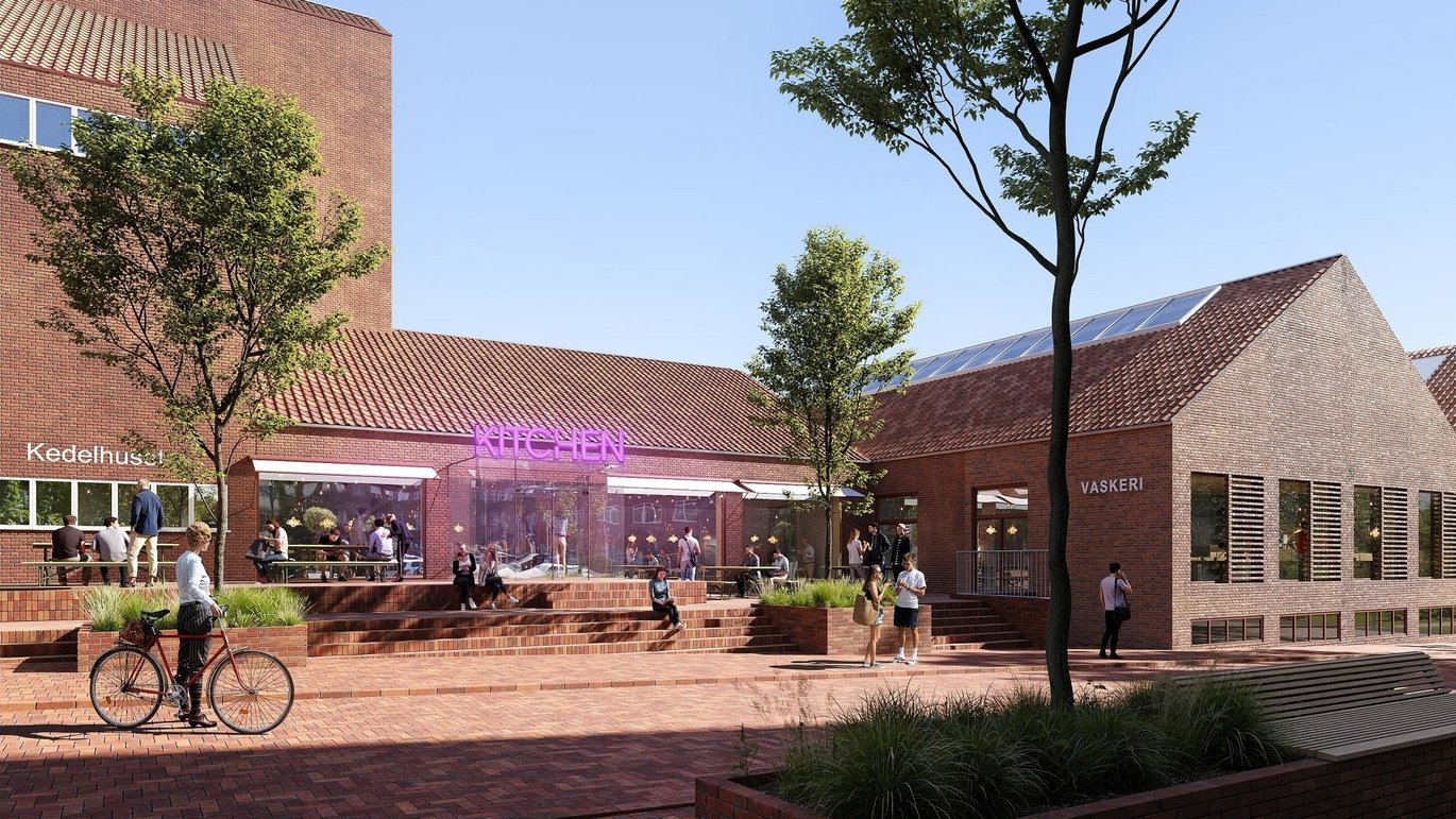 Redigeret visualisering af Kitchen, Aarhus Universitet